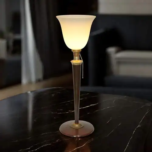 Original Art Déco Mazda Tischleuchte Tischlampe 30er-50er 80 cm hoch