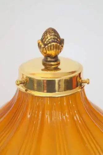 Art Déco Tischleuchte "MONTPELLIER" Unikat Messinglampe Einzelstück Lampe