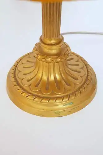 Art Déco Tischleuchte "MONTPELLIER" Unikat Messinglampe Einzelstück Lampe