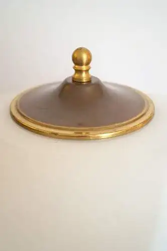 Jugendstil Lampe Schreibtischleuchte "BIG SANTA" Messinglampe original