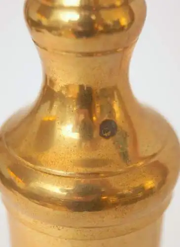 Art Deco Unikat Leuchte Messinglampe "GARATH" Tischleuchte Einzelstück