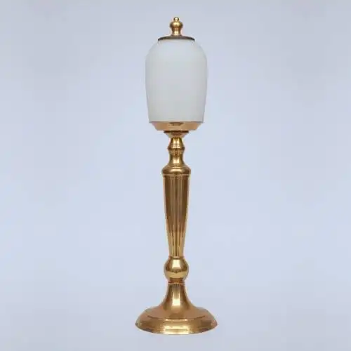 Art Deco Unikat Leuchte Messinglampe "GARATH" Tischleuchte Einzelstück