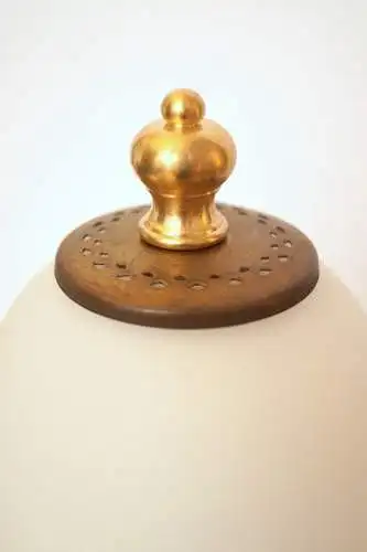 Art Deco Unikat Leuchte Messinglampe "GARATH" Tischleuchte Einzelstück