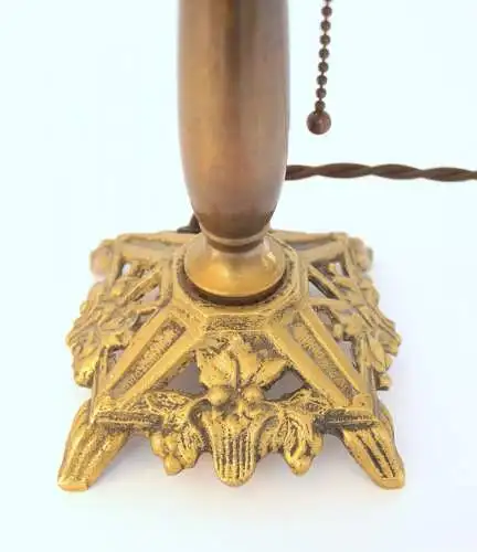 Original Art Déco Schreibtischleuchte "DERENDORF" Messinglampe Tischlampe