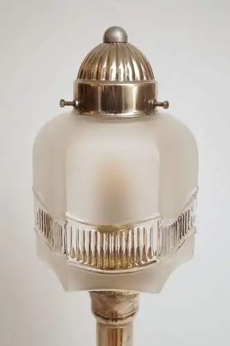 Unikat Art Déco Tischleuchte "L'OPÉRA" Messinglampe Tischlampe Einzelstück