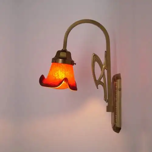 Art Deco Wandleuchte Lamptique Messinglampe Berlin Wandlampe