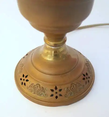 Art Déco Unikat Tischleuchte "BERNSDORF" Einzelstück Schreibtisch Messinglampe