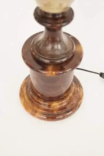 Jugendstil Lampe Tischleuchte Petroleumlampe Onyx Marmor schwer 90 cm Leuchte