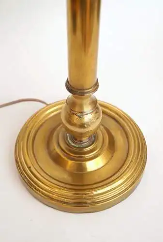 Art Deco Lampe Tischleuchte "NOTTING HILL" Messinglampe Tischlampe Unikat