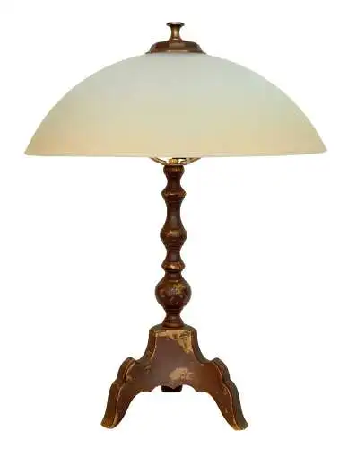 Unikat Art Déco Schreibtischlampe Messinglampe Berliner Tischleuchte