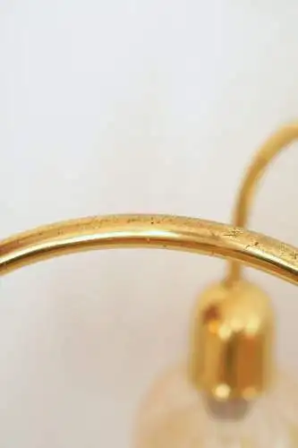70er Jahre Lampe Design Deckenleuchte Sputnik Hängeleuchte Messing