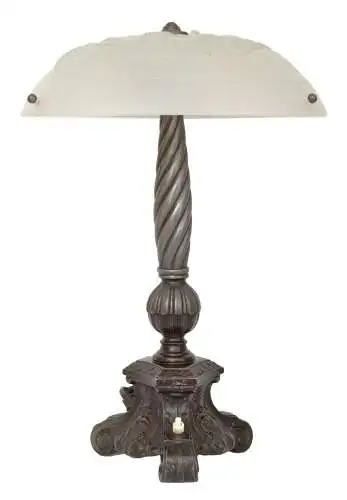 Jugendstil Lampe Tischlampe France Lampe "GOLDEN GOOSE" Leuchte
