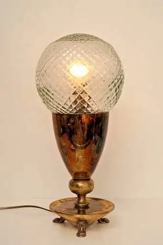 Unikat wunderschöne Jugendstil Tischleuchte Tischlampe 