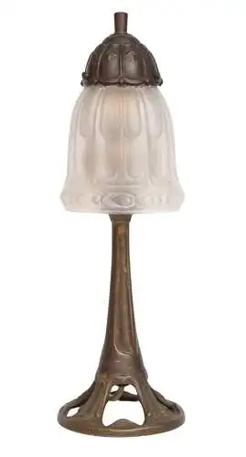 ART DECO Schreibtischleuchte "AUTUMN" Messinglampe Berlin Unikat
