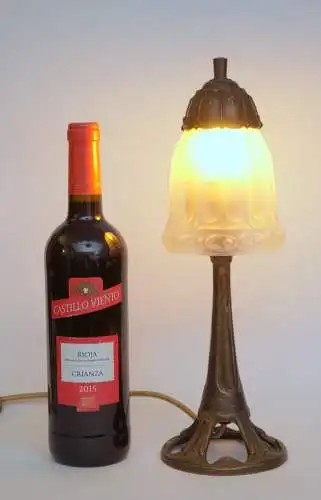 ART DECO Schreibtischleuchte "AUTUMN" Messinglampe Berlin Unikat