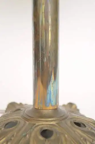 JUGENDSTIL Kaffeehausleuchte Tischlampe Messinglampe Wien Unikat