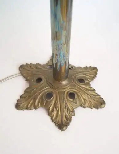 JUGENDSTIL Kaffeehausleuchte Tischlampe Messinglampe Wien Unikat