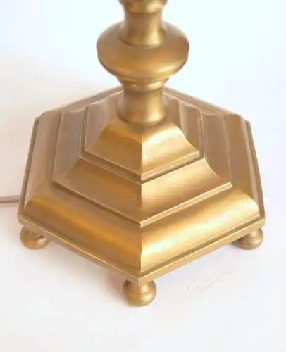 Wunderschöne Wiener Jugendstil Kaffeehausleuchte Messinglampe Tischlampe