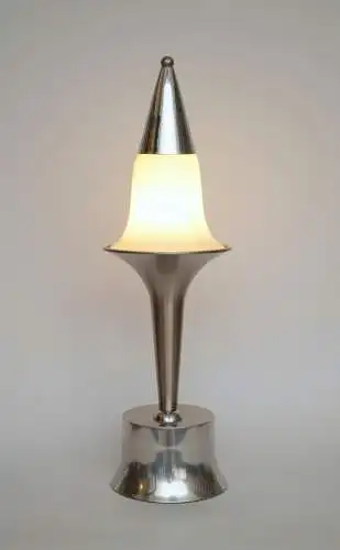 Mid Century 70er Jahre Design Tischlampe "COMET 09" Space Age Unikat Upcycling