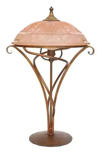 Prachtvolle Art Déco Schreibtischlampe Unikat Einzelstück LightArtShop