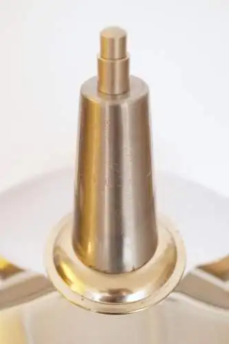 Design Lampe Tischleuchte "KOPERNIKUS" Chrom Tischleuchte Messing Sammlerstück