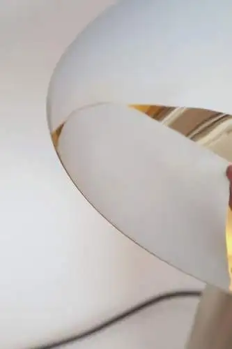 Design Lampe Tischleuchte "KOPERNIKUS" Chrom Tischleuchte Messing Sammlerstück