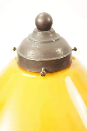Art Deco Lampe Bankerlampe Schreibtischleuchte Messinglampe 1930 Cognac