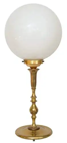 Art Déco Schreibtischlampe Messinglampe Berlin Tischleuchte Kugellampe 