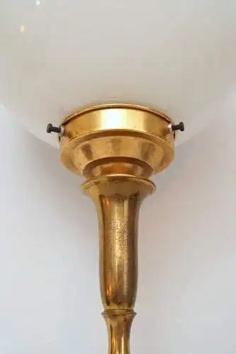 Art Déco Schreibtischlampe Messinglampe Berlin Tischleuchte Kugellampe 