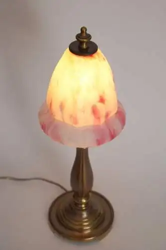 Art Deco Lampe Tischlampe "LITTLE TOADSTOOL" Messinglampe Berlin Leuchte