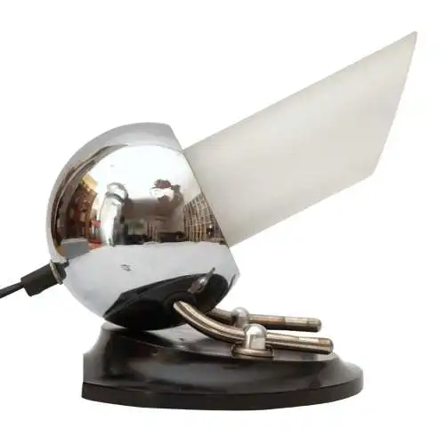 Design Art Deco Tischlampe "CANON" Schreibtischleuchte Bakelit Unikat Leuchte
