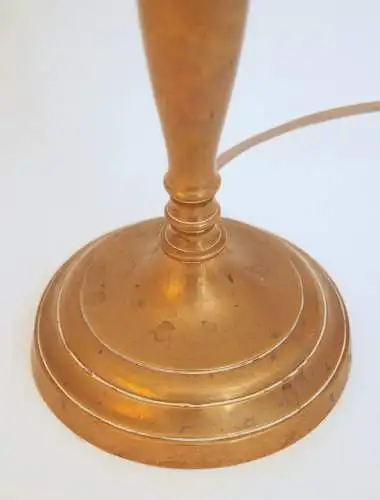 Design Unikat Art Déco Messingleuchte "DOMBUSCH" Schreibtischlampe Einzelstück