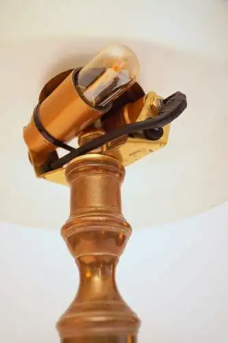 Design Unikat Art Déco Messingleuchte "DOMBUSCH" Schreibtischlampe Einzelstück