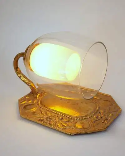 Unikate original Jugendstil Wandleuchte Blaker Messinglampe Wandlampe