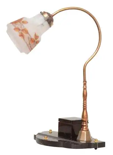 Tolle Art Deco Arbeitsleuchte Schreibtischlampe Marmor Lampe 