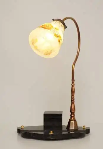 Tolle Art Deco Arbeitsleuchte Schreibtischlampe Marmor Lampe 