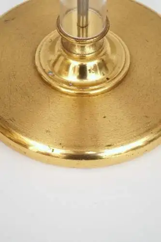 Jugendstil Lampe Schreibtischlampe Salonlampe Landhaus Acrylglas Messing