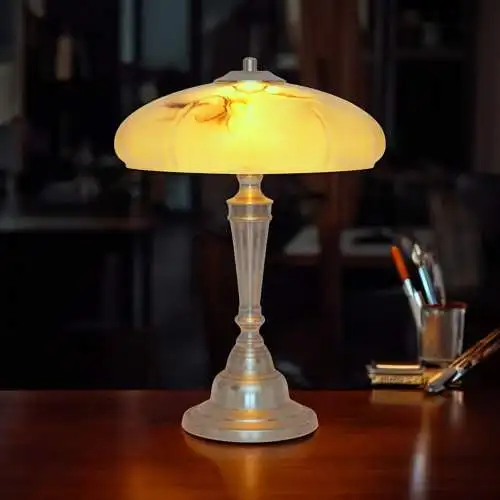 Art Deco Tischleuchte "ST. PETERSBURG" Unikat Schreibtischlampe Einzelstück