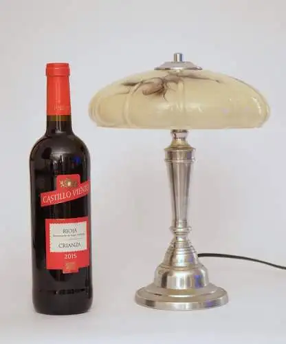 Art Deco Tischleuchte "ST. PETERSBURG" Unikat Schreibtischlampe Einzelstück
