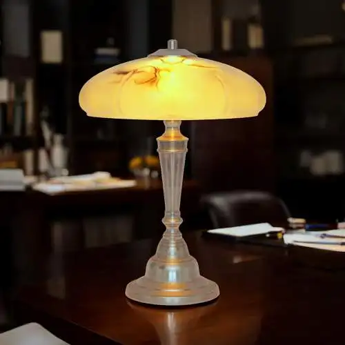 Art Deco Tischleuchte "ST. PETERSBURG" Unikat Schreibtischlampe Einzelstück