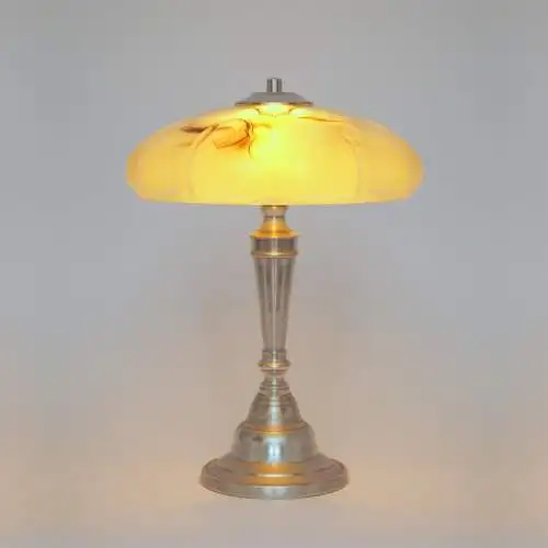 Art Deco Tischleuchte "ST. PETERSBURG" Unikat Schreibtischlampe Einzelstück
