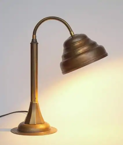 Unikat Art Deco Design Arbeitsleuchte "WORKSPACE" Messinglampe Schreibtisch rare