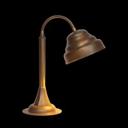 Unikat Art Deco Design Arbeitsleuchte "WORKSPACE" Messinglampe Schreibtisch rare