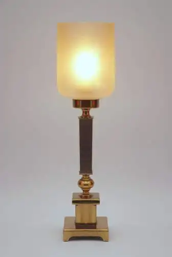 Art Deco Landhaus Messinglampe "TOWERING BRASS" Tischlampe Schreibtisch