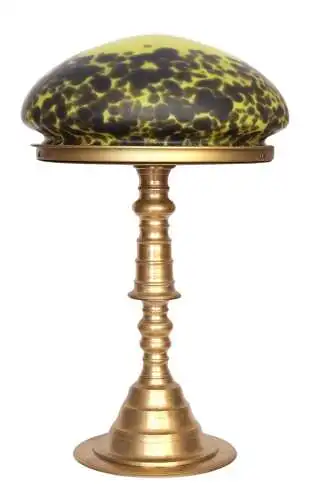 Messinglampe Art Deco "LINDAU" Unikat Schreibtischleuchte Lampe Berliner