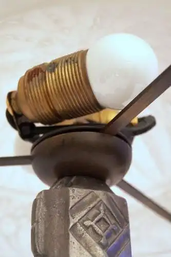 Art Déco Design Tischleuchte "ESCHERSHEIM" Unikat Schreibtischlampe Sammler
