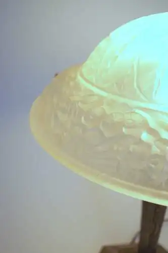 Art Déco Design Tischleuchte "ESCHERSHEIM" Unikat Schreibtischlampe Sammler