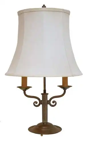 Elegante original Jugendstil Bouilotte Tischlampe Schreibtisch 1920