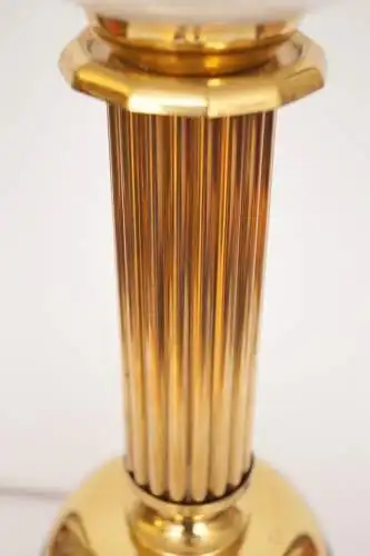 Klassische Art Deco Schreibtischlampe "WISMAR" Opalglas Midcenturymodern Unikat