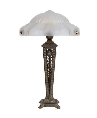 Art Deco Schreibtischlampe "CAPITOL" Unikat Einzelstück Sammler Tischlampe